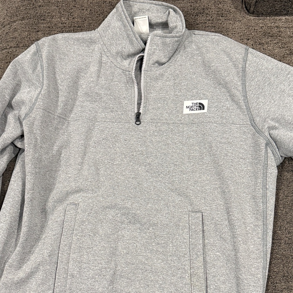 The North Face Gray Quarter-Zip Sweatshirt